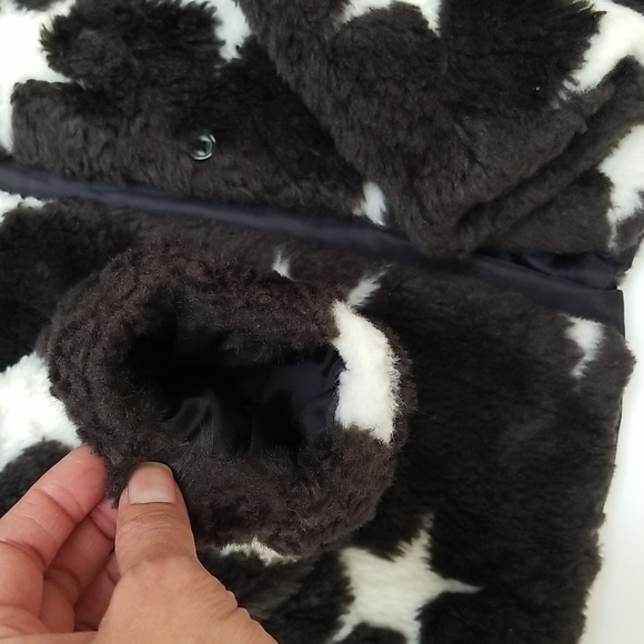 Macy's Kids Epic Threads Girls Black Faux Fur White Star … - Picture 11 of 17